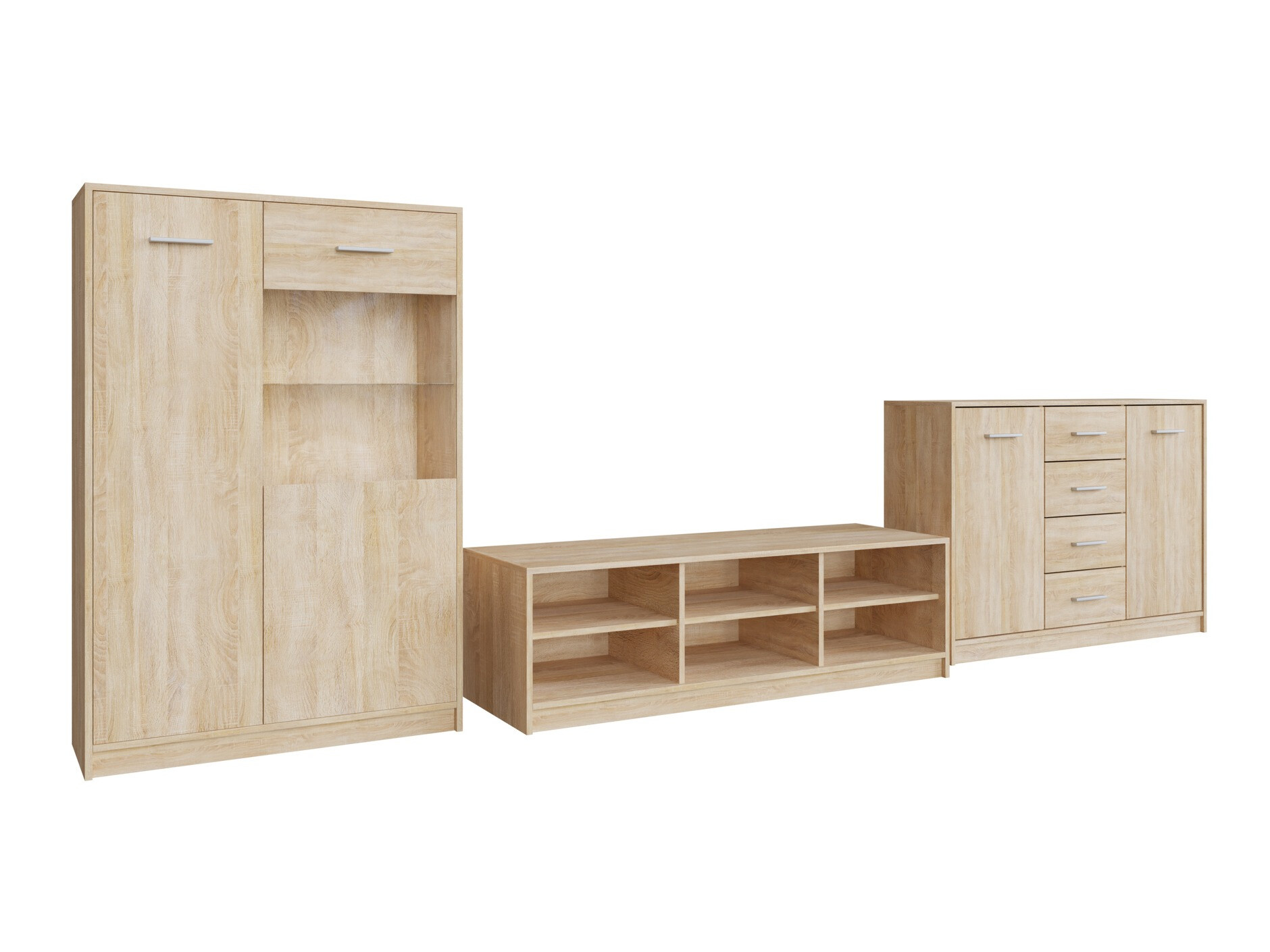 Conjunto de salón Novsore 165 (Roble Sonoma)