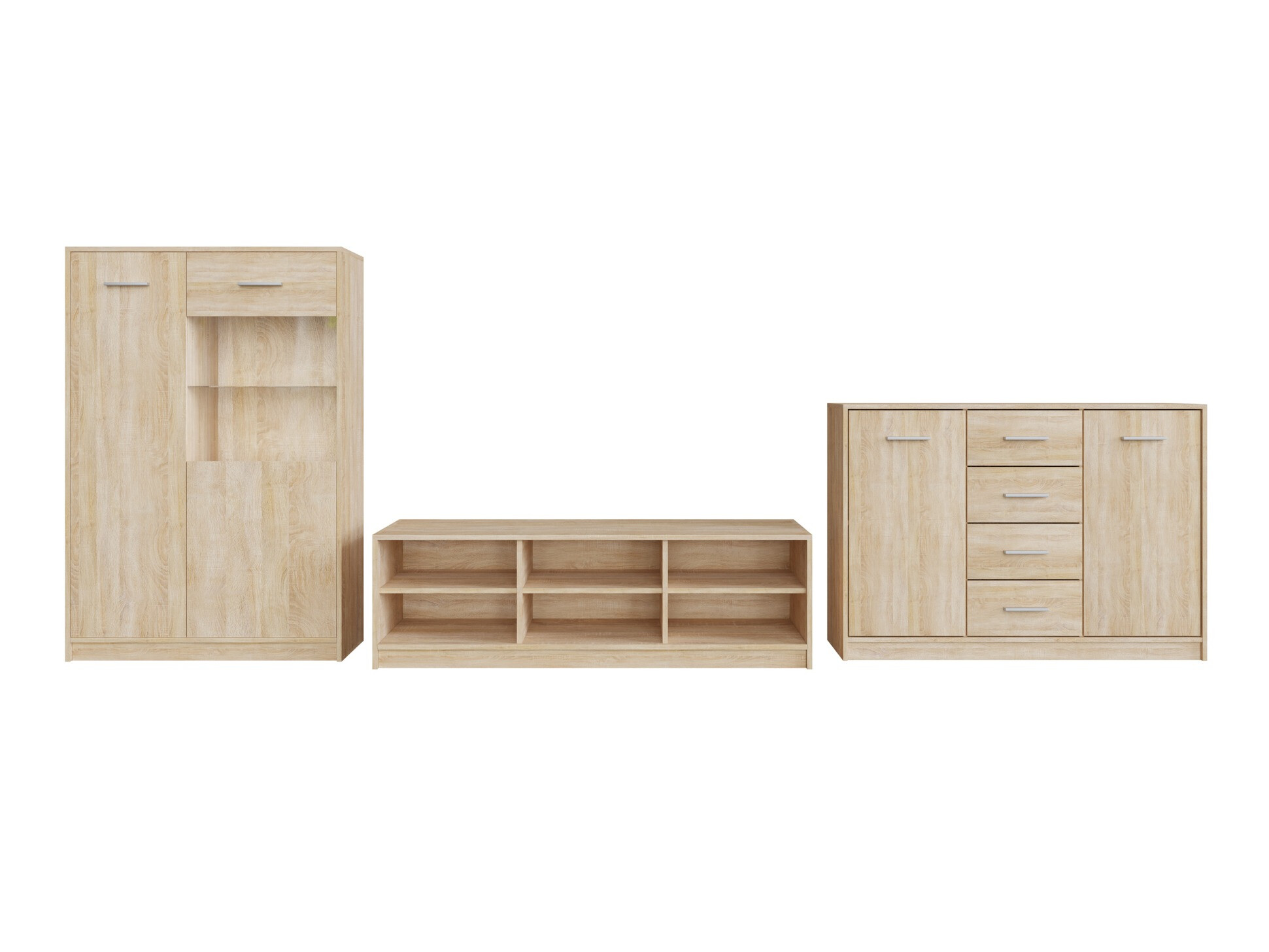 Conjunto de salón Novsore 165 (Roble Sonoma)