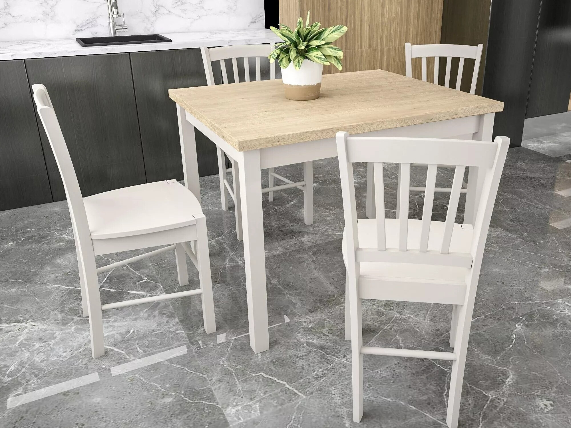 Mesa Detroit 705 (Roble + Cachemira)