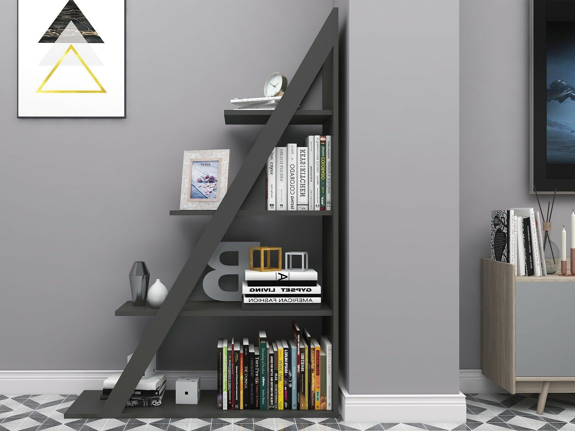 Estantería Kailua 2455 (Antracita)