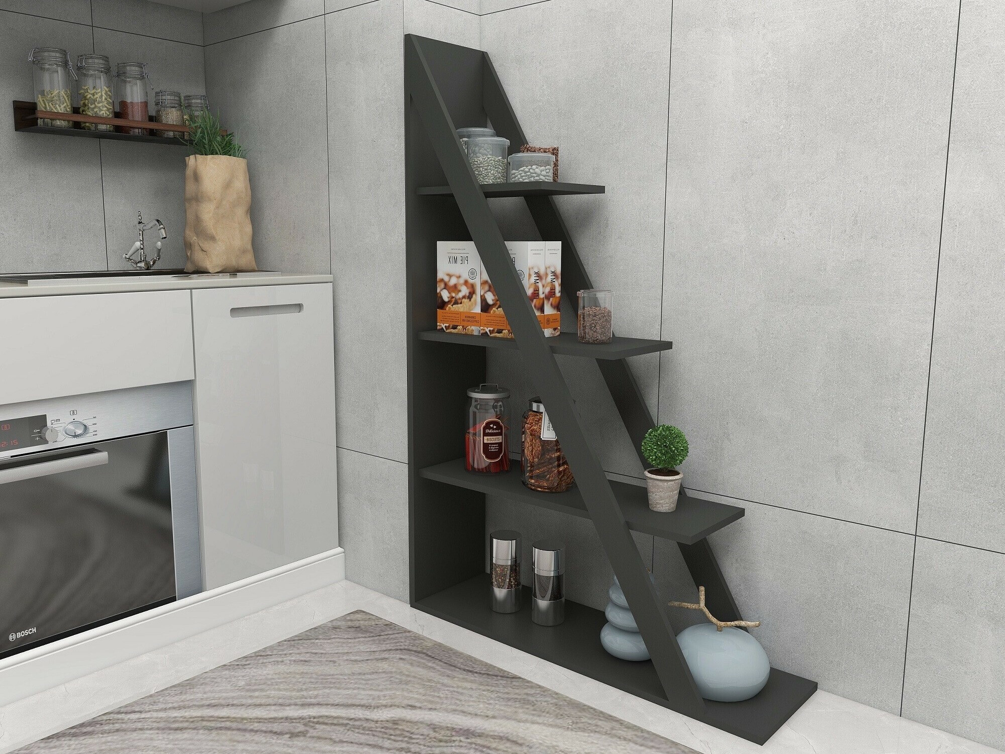 Estantería Kailua 2455 (Antracita)