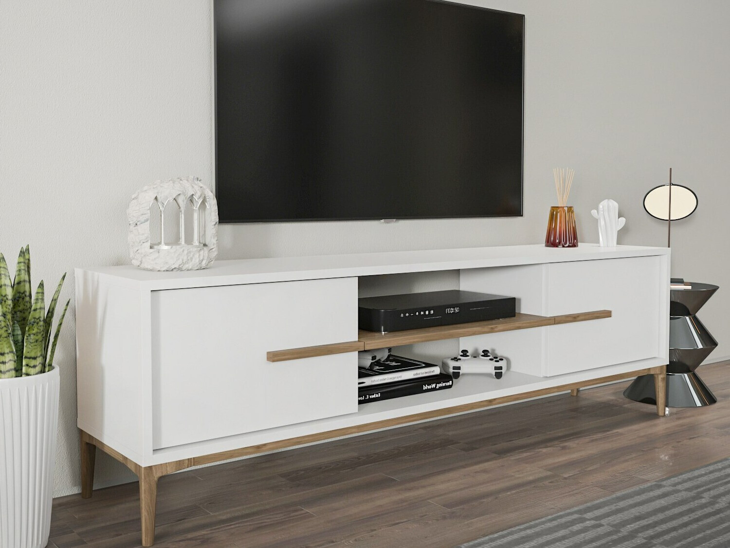 Mueble TV Kailua 2449 (Blanco)