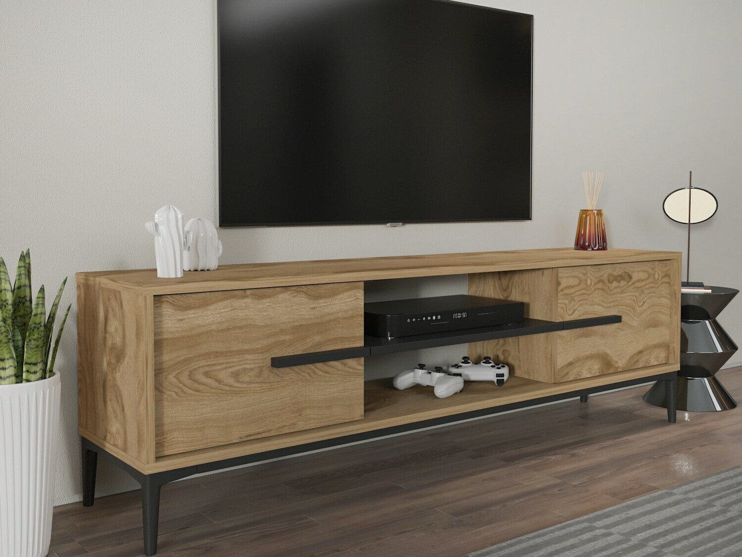 Mueble TV Kailua 2449 (Roble)