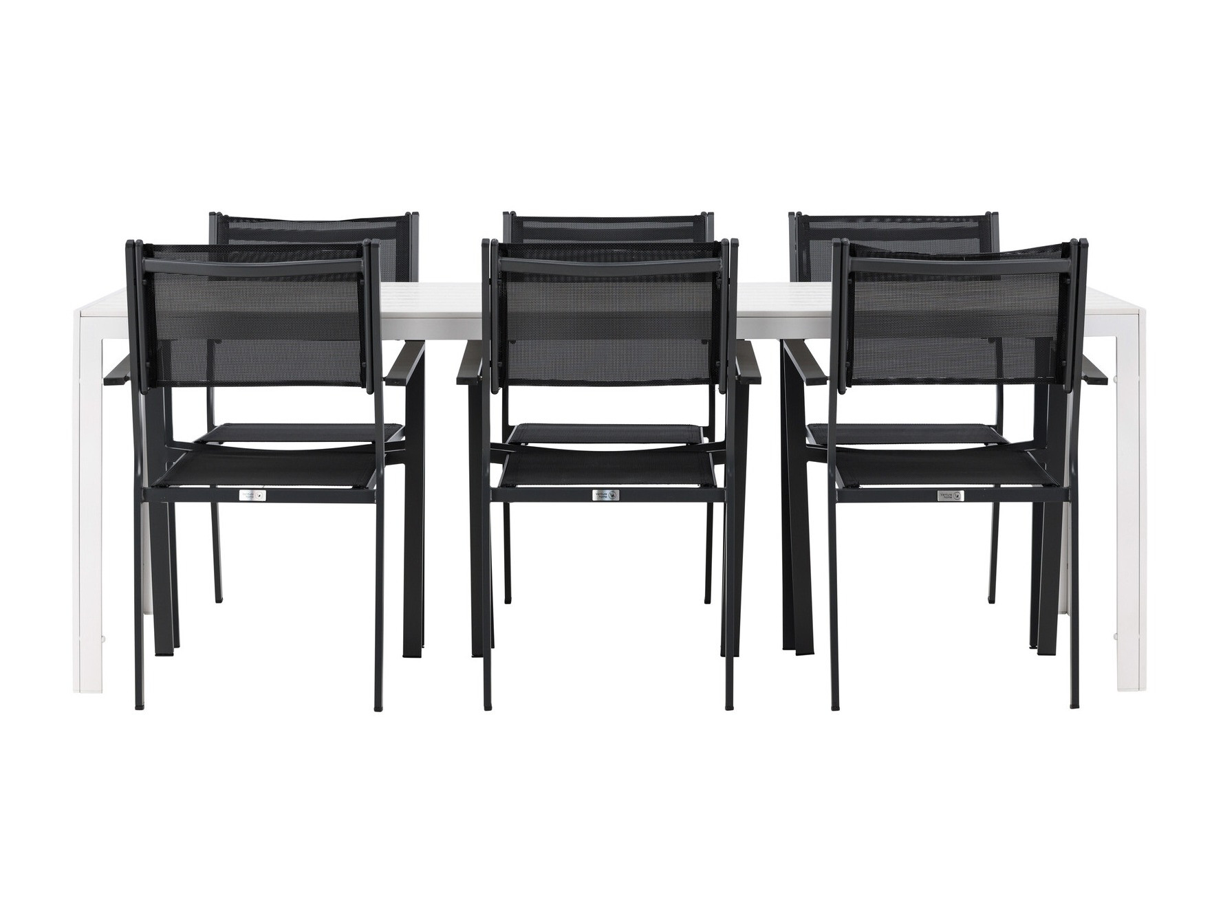 Conjunto de mesa y sillas Dallas 4806 (Blanco)