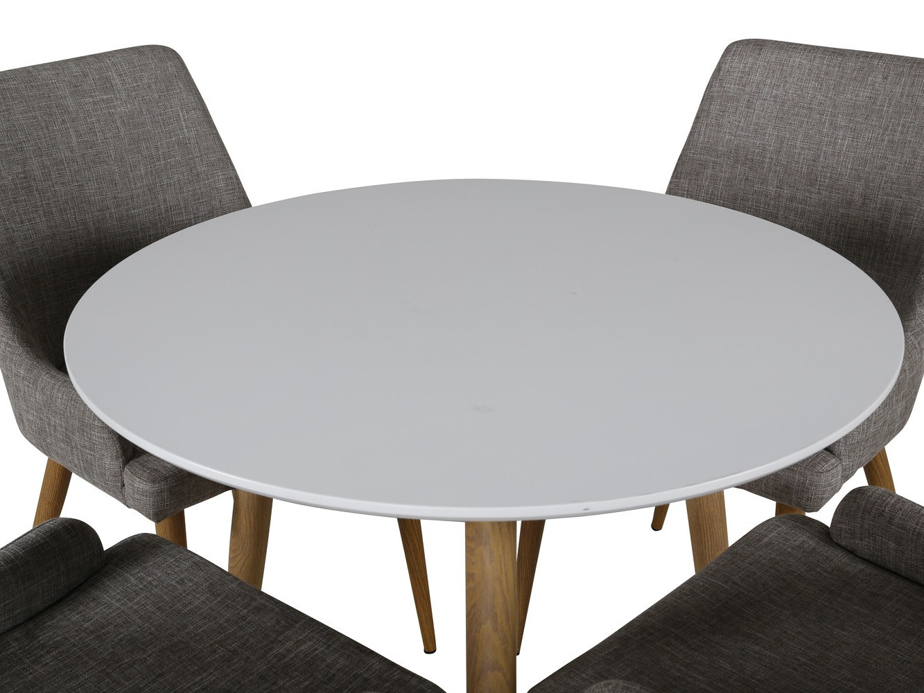 Conjunto de mesas y sillas para comedor Dallas 2447 (Gris + Roble)
