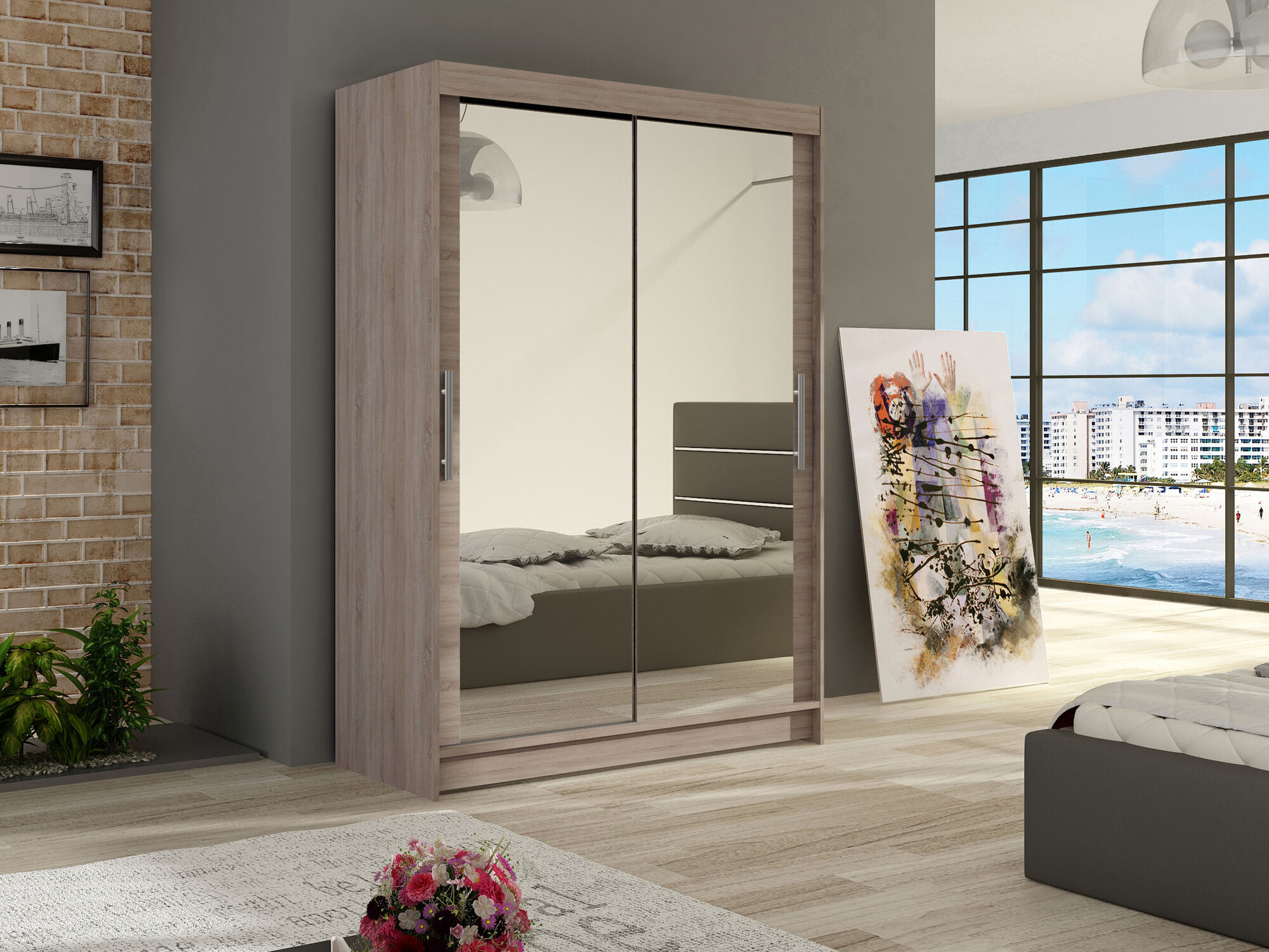 Armario Closico 129 (Trufa roble)