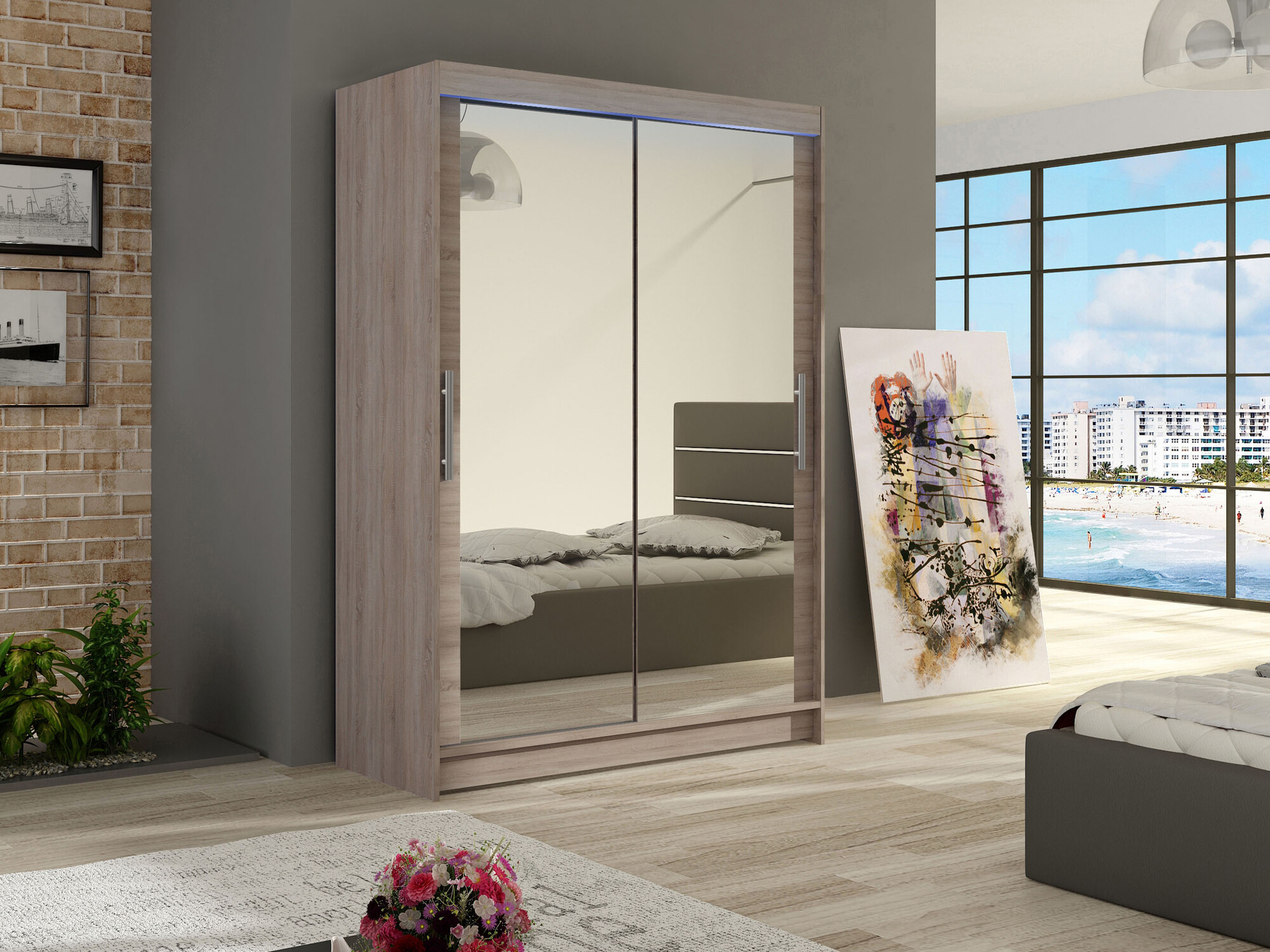 Armario Closico 129 (Trufa roble)