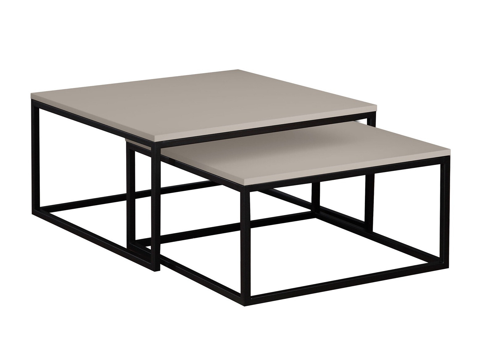 Conjunto mesa de centro Oswego 101 (Cachemira + Negro)