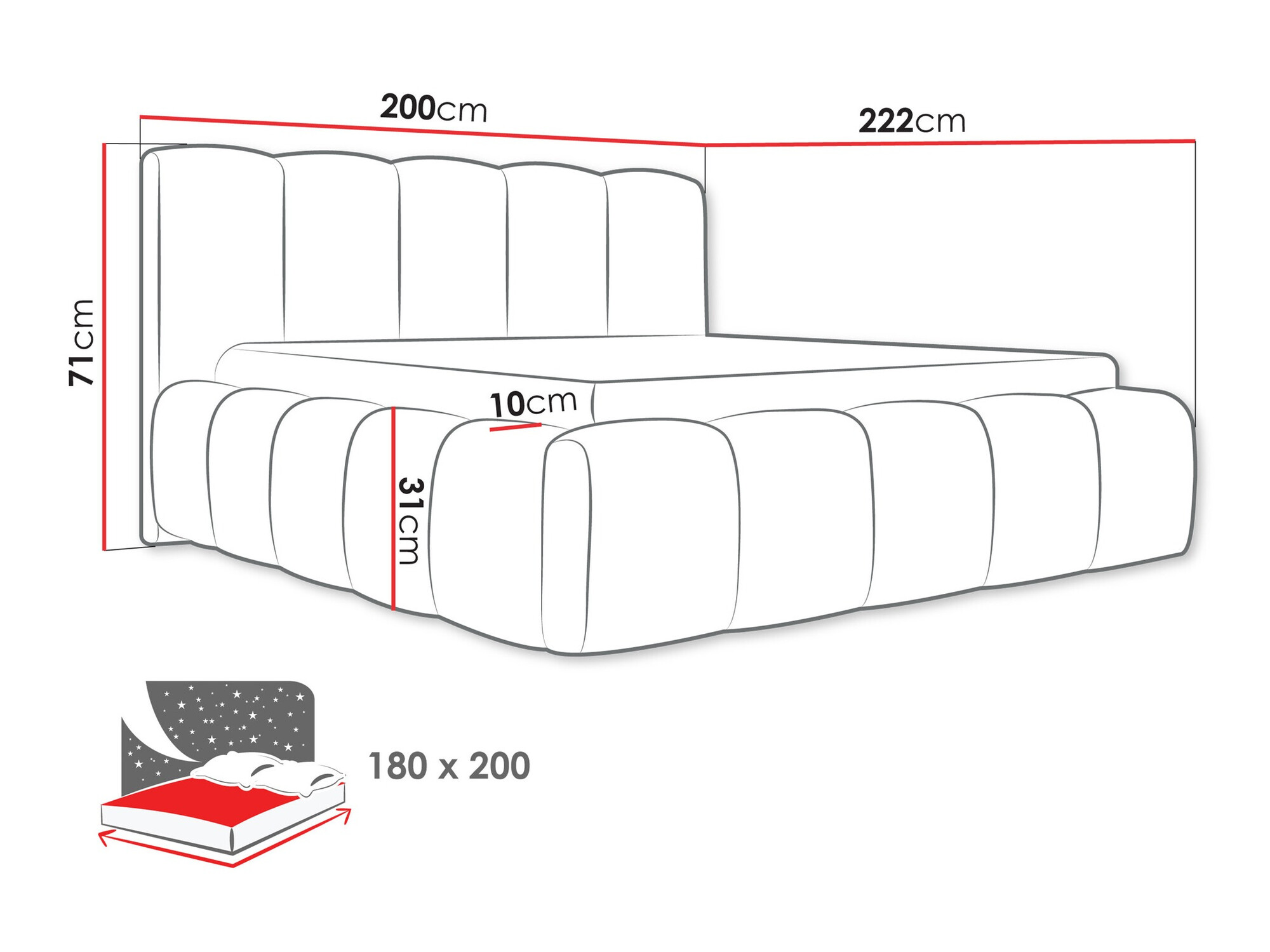 Cama TrendyNest 113 (Abriamo 11)
