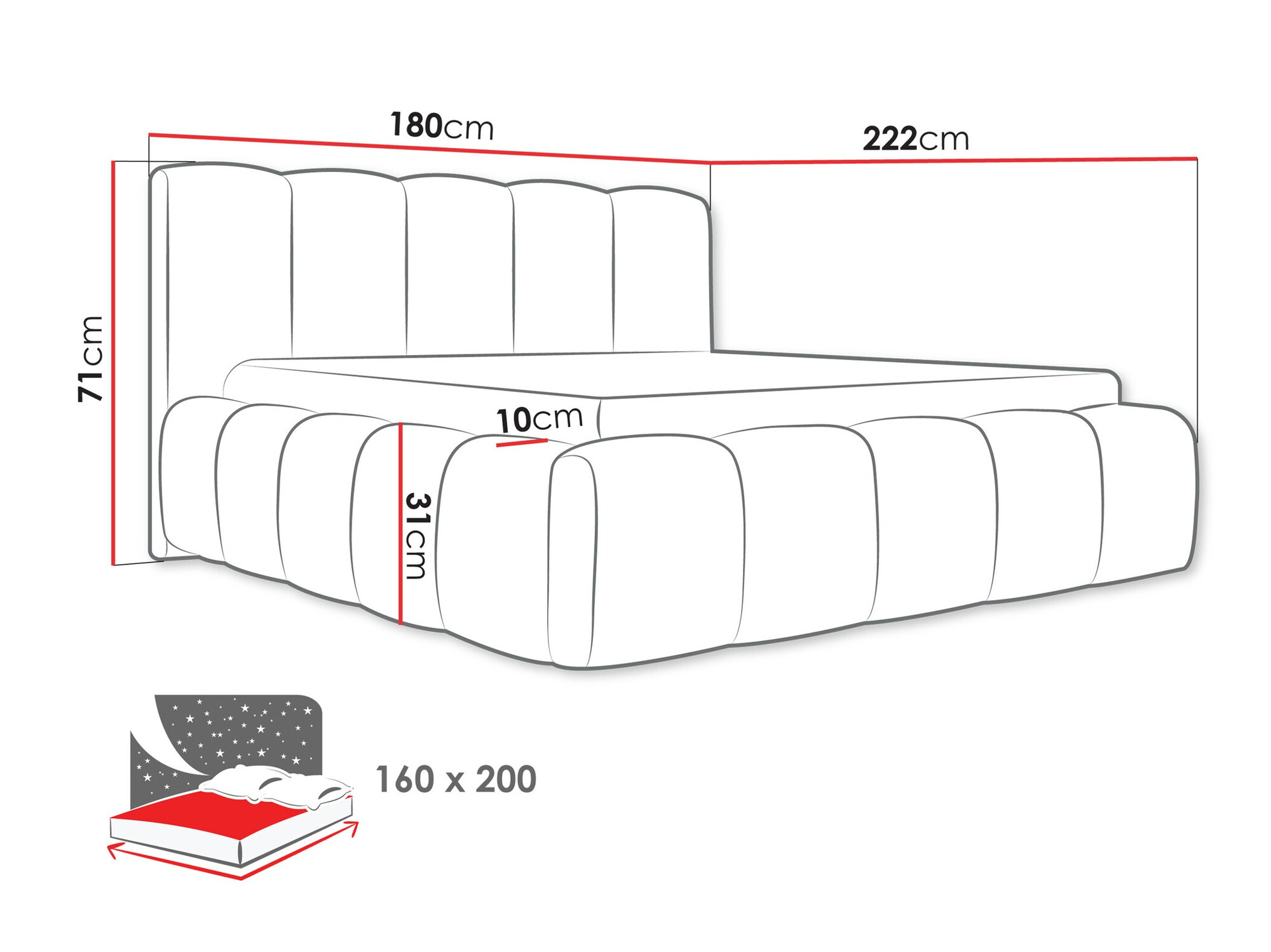 Cama TrendyNest 113 (Kronos 29)