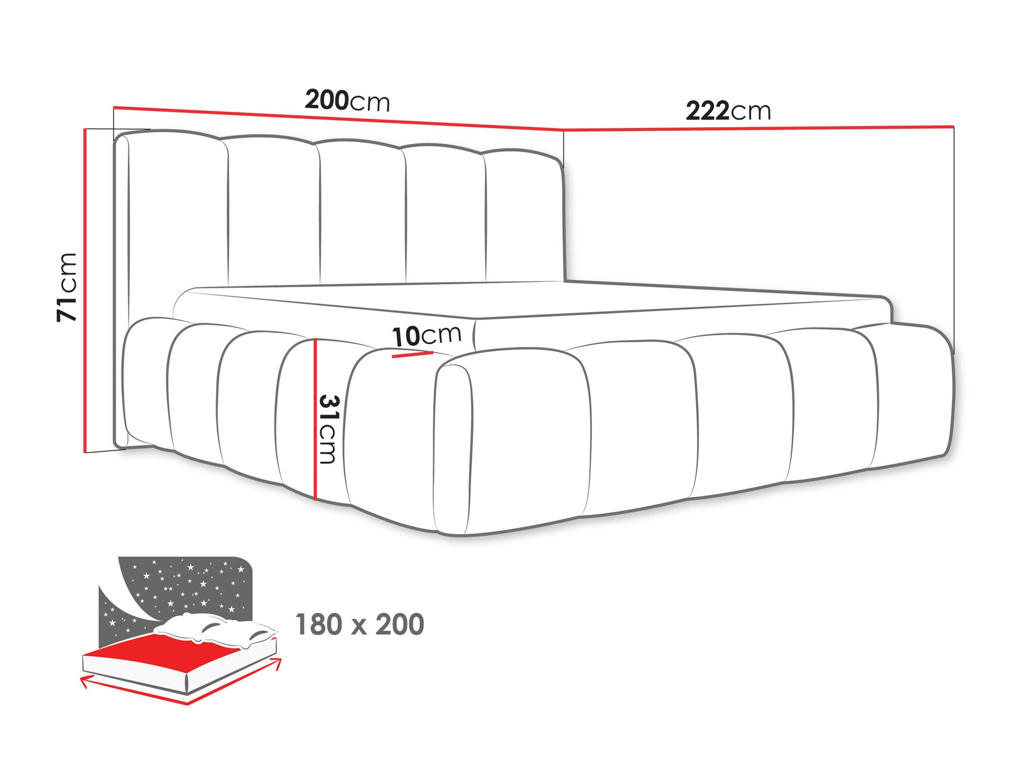 Cama TrendyNest 113 (Paros 02)