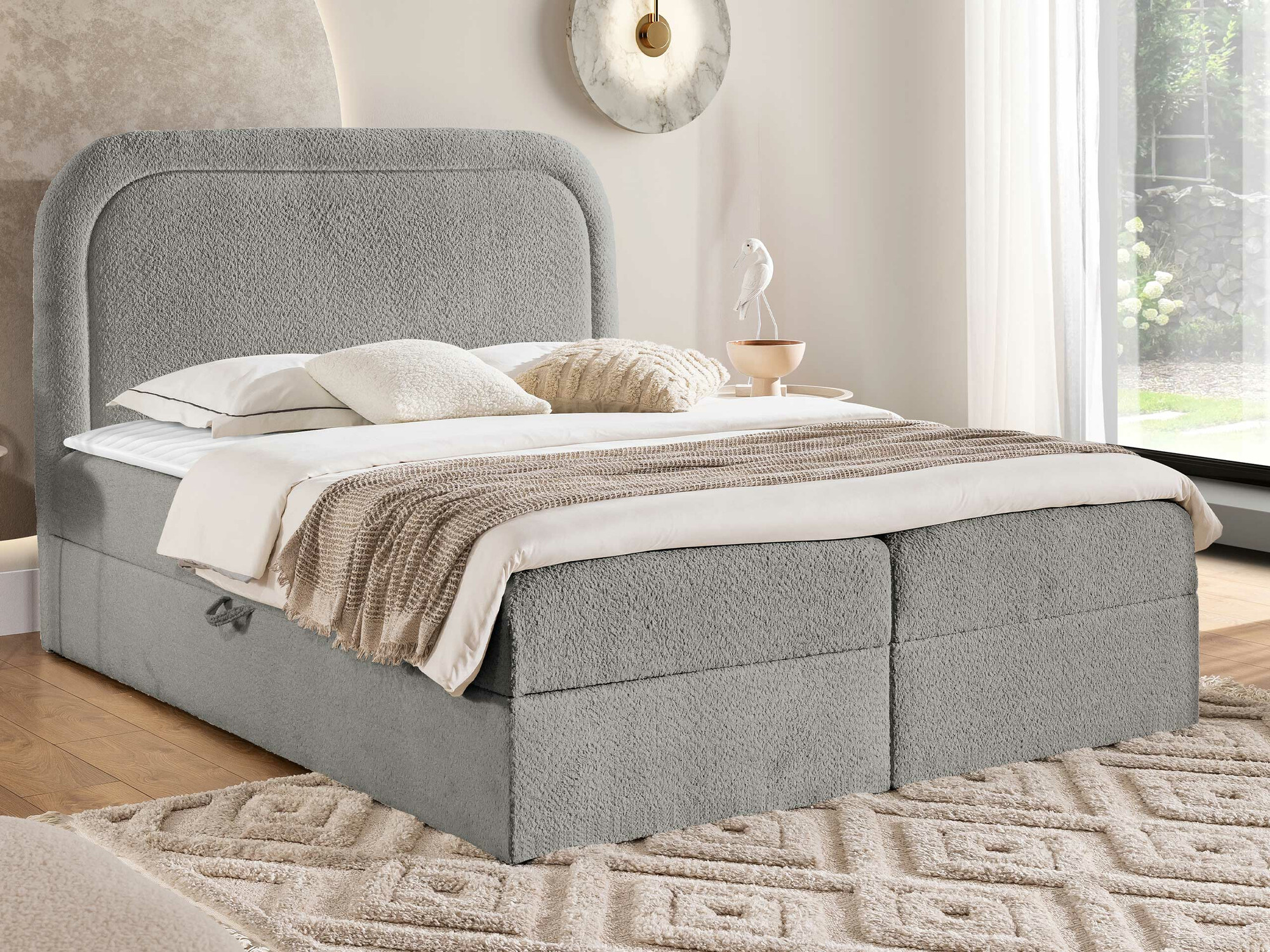 Cama continental Color (Coral 75)