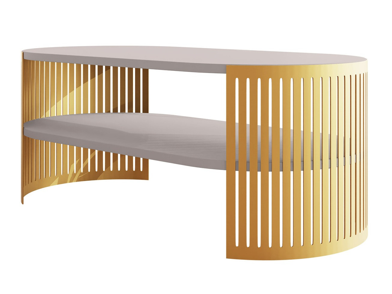 Mesa de centro Civer IV (Dorado + Cachemira)