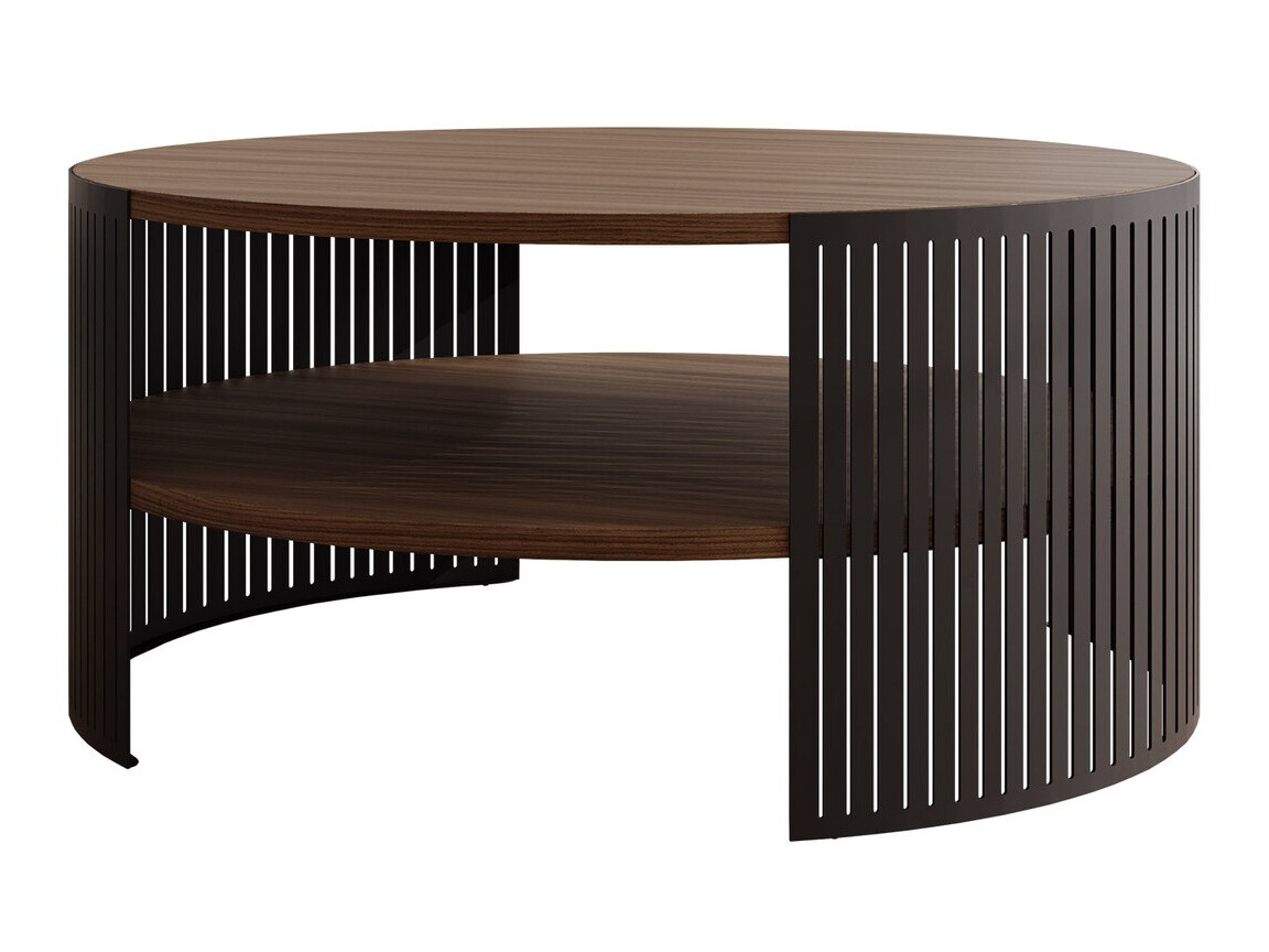Mesa de centro Civer (Negro + Nogal)