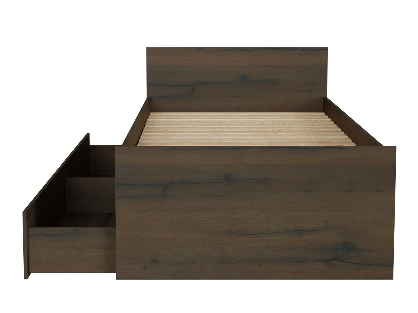 Cama Novsore 126 (Roble oscuro)
