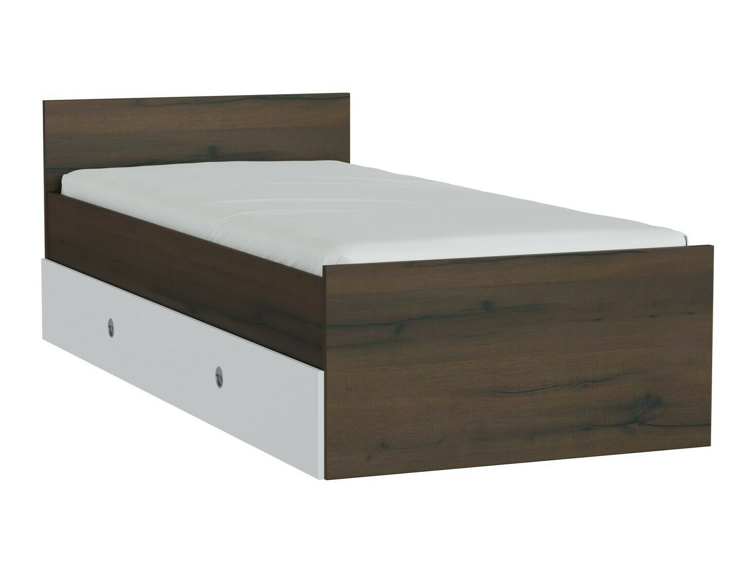Cama Novsore 126 (Roble oscuro)