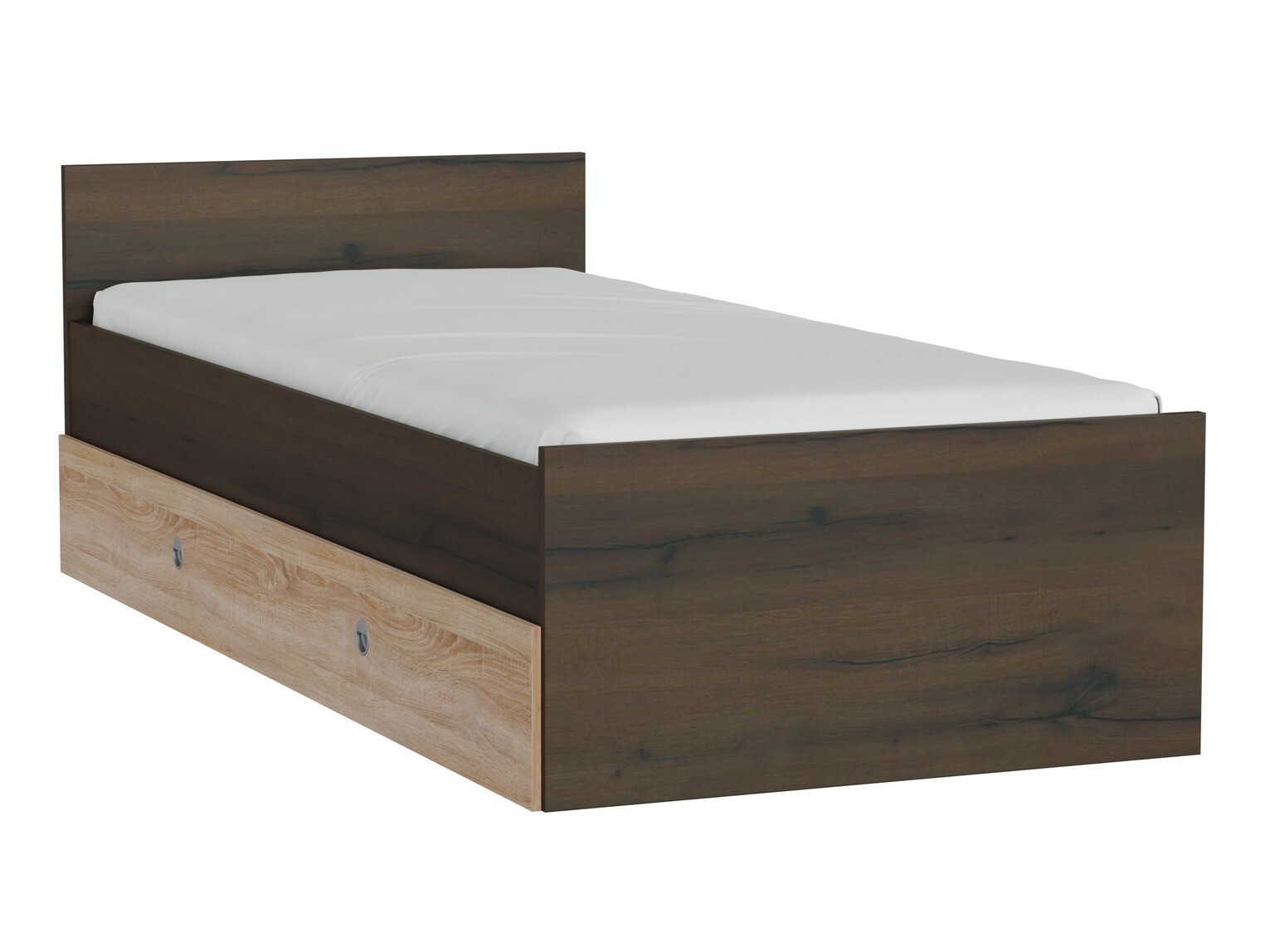 Cama Novsore 126 (Roble oscuro)