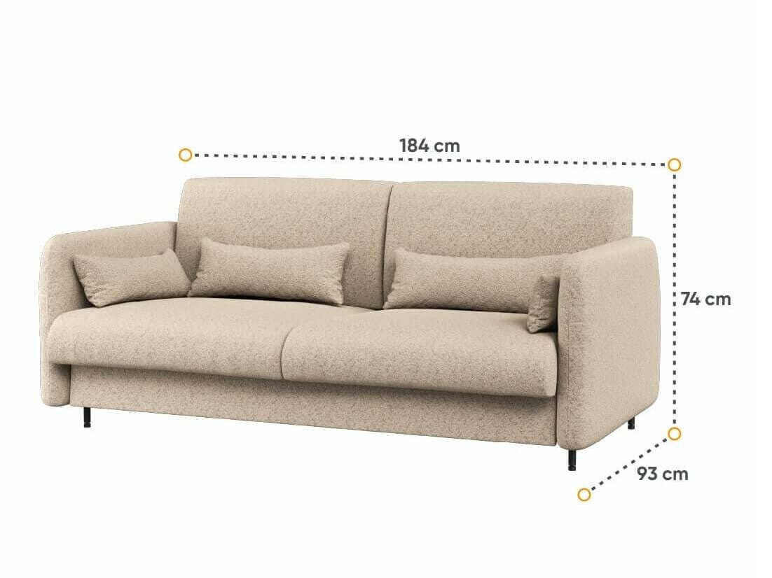 Conjuntos de muebles Concept Pro Lenart VI (Blanco brillante + Blanco + Azul)