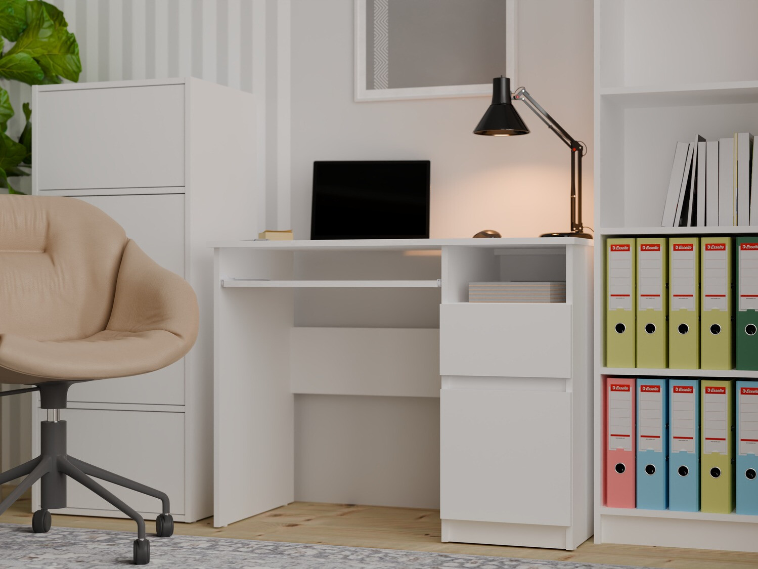 Mesa de oficina Mandeville 269 (Blanco)