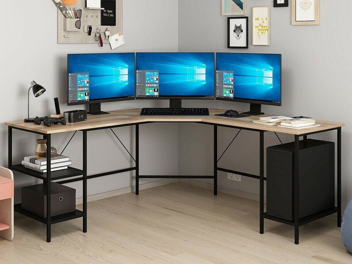 Mesa de ordenador esquinera Kailua 2461