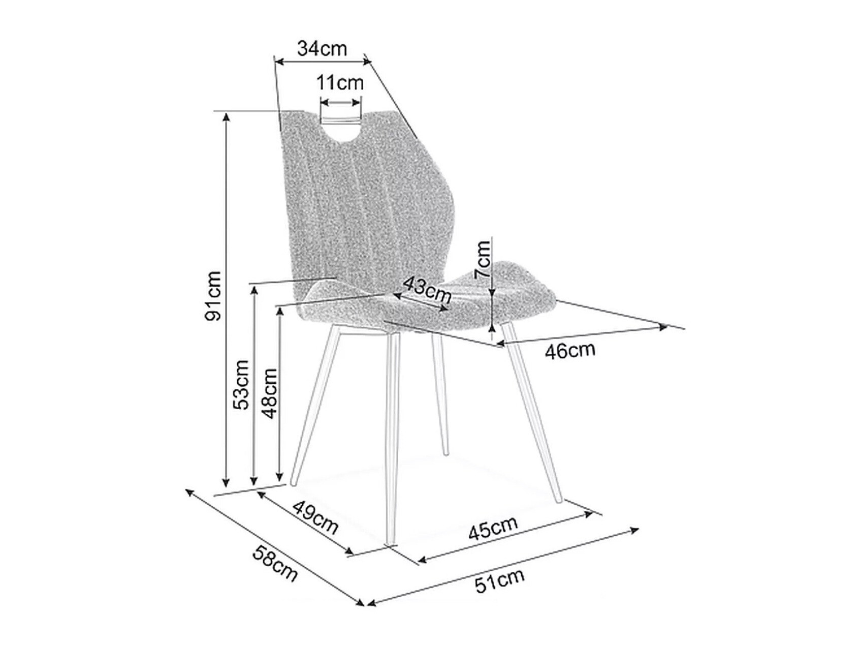 Silla Detroit 716 (Verde)