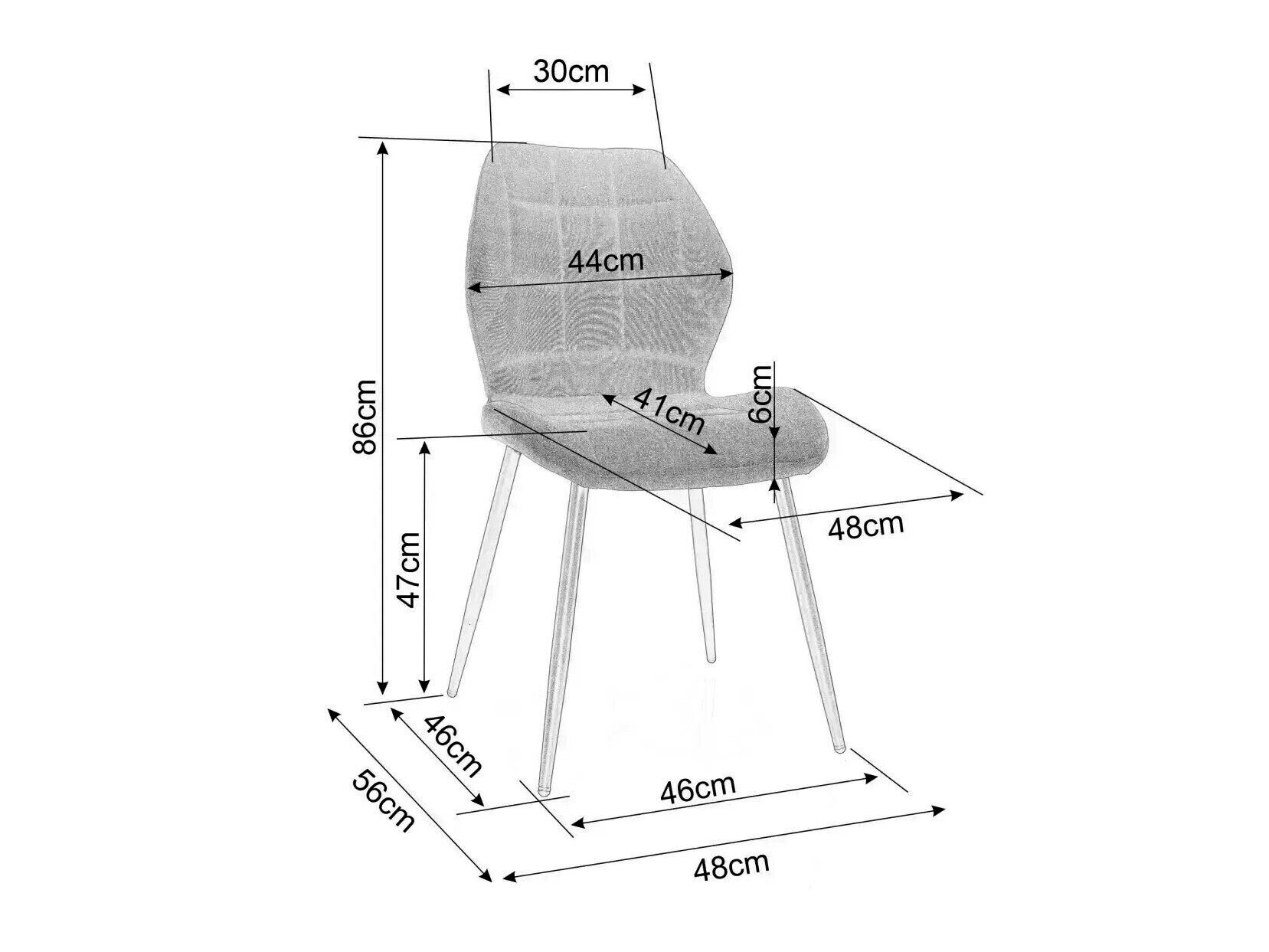 Silla Detroit 718 (Marrón)