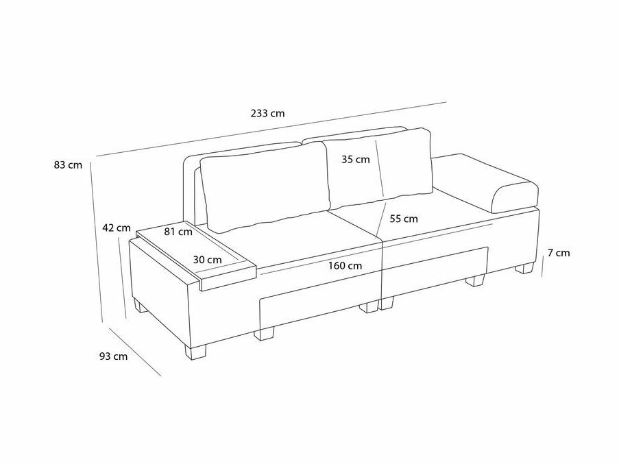 Sofá cama Altadena 602