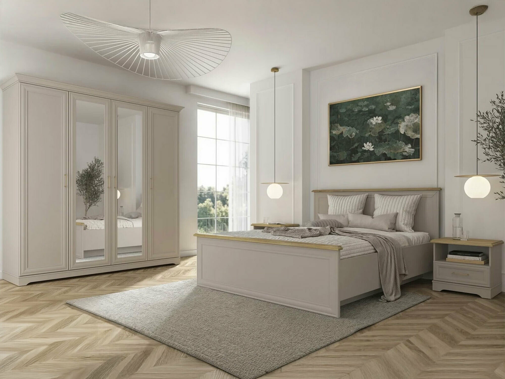 Conjunto de dormitorio Evanuo 104