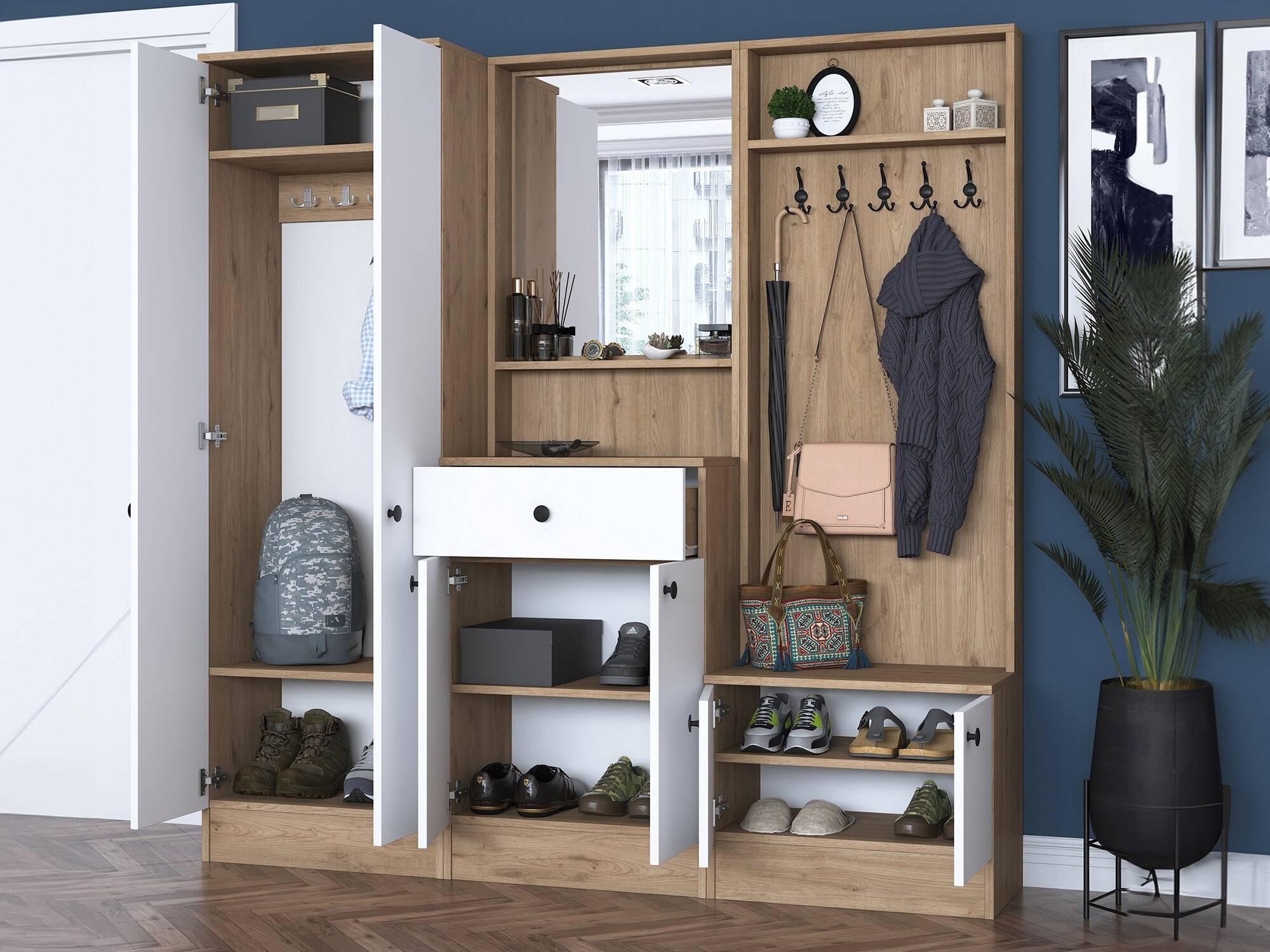 Conjunto para recibidor Kailua 2476