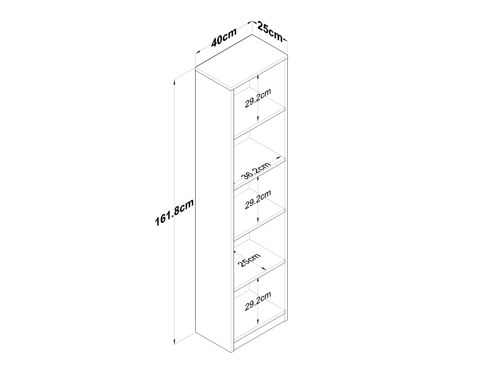 Estantería Kailua 2474 (Antracita)