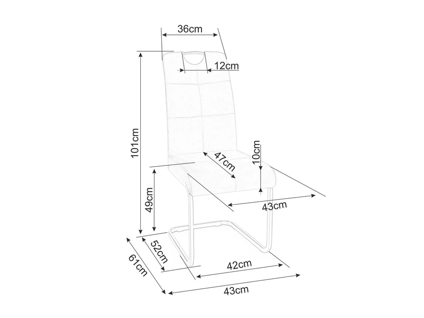 Silla Detroit 724 (Beige)