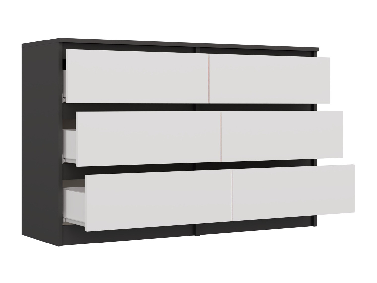 Cómoda Elbvelu 103 (Antracita + Blanco)