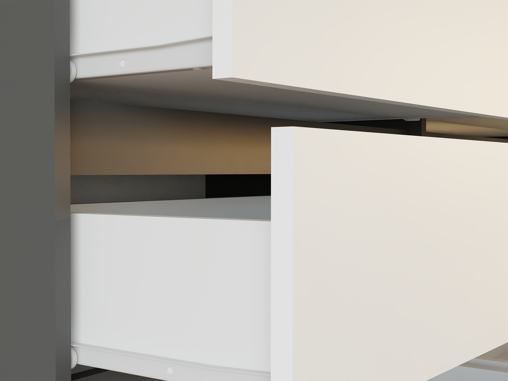 Cómoda Elbvelu 103 (Antracita + Blanco)