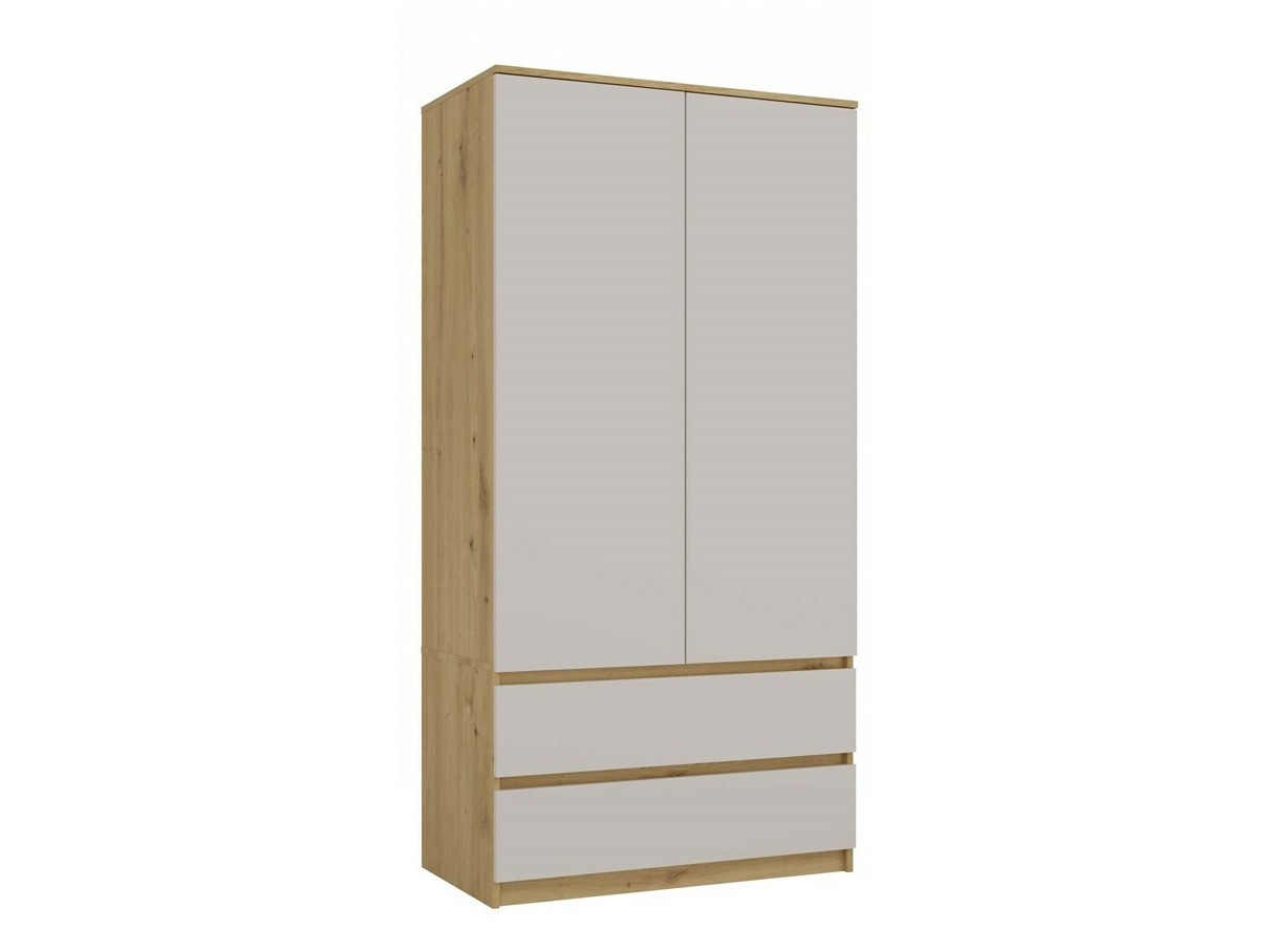 Armario Elbvelu 116 (Roble Artisan + Cachemira)