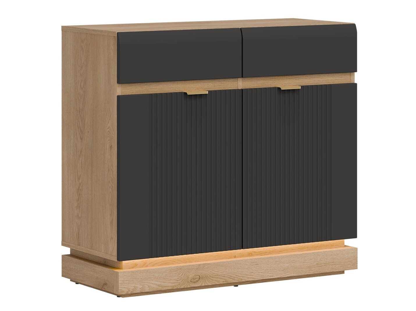 Cómoda Teselbu 102 (Antracita + Roble)