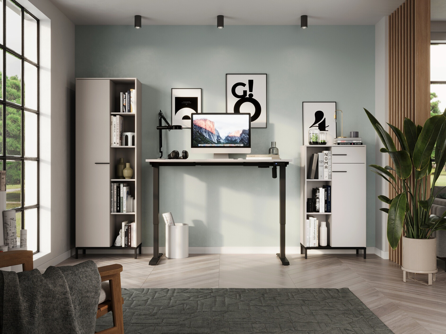 Conjunto para oficina en casa Solaro 104 (Cachemira)