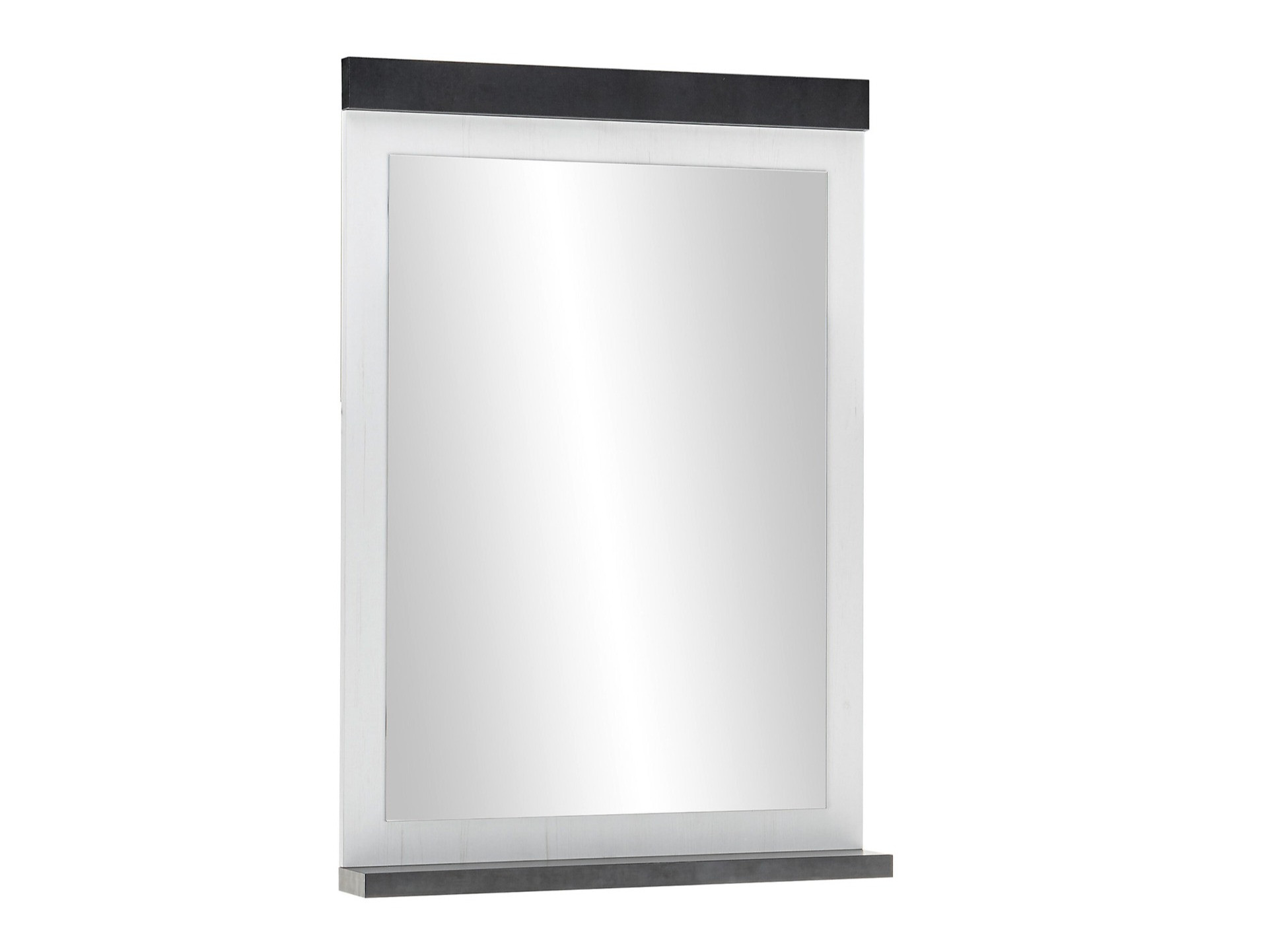 Espejo para baño Cirtale 135 (Pino blanqueado + Antracita)