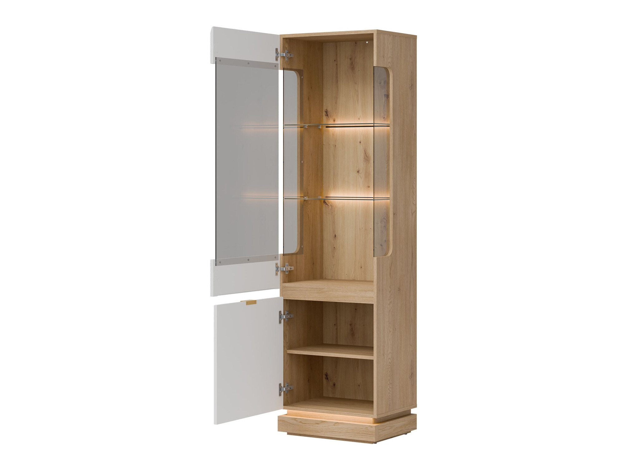 Estantería Teselbu 109 (Blanco + Roble)