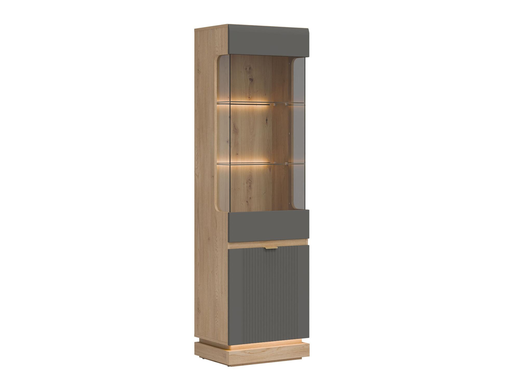 Estantería Teselbu 109 (Gris + Roble)