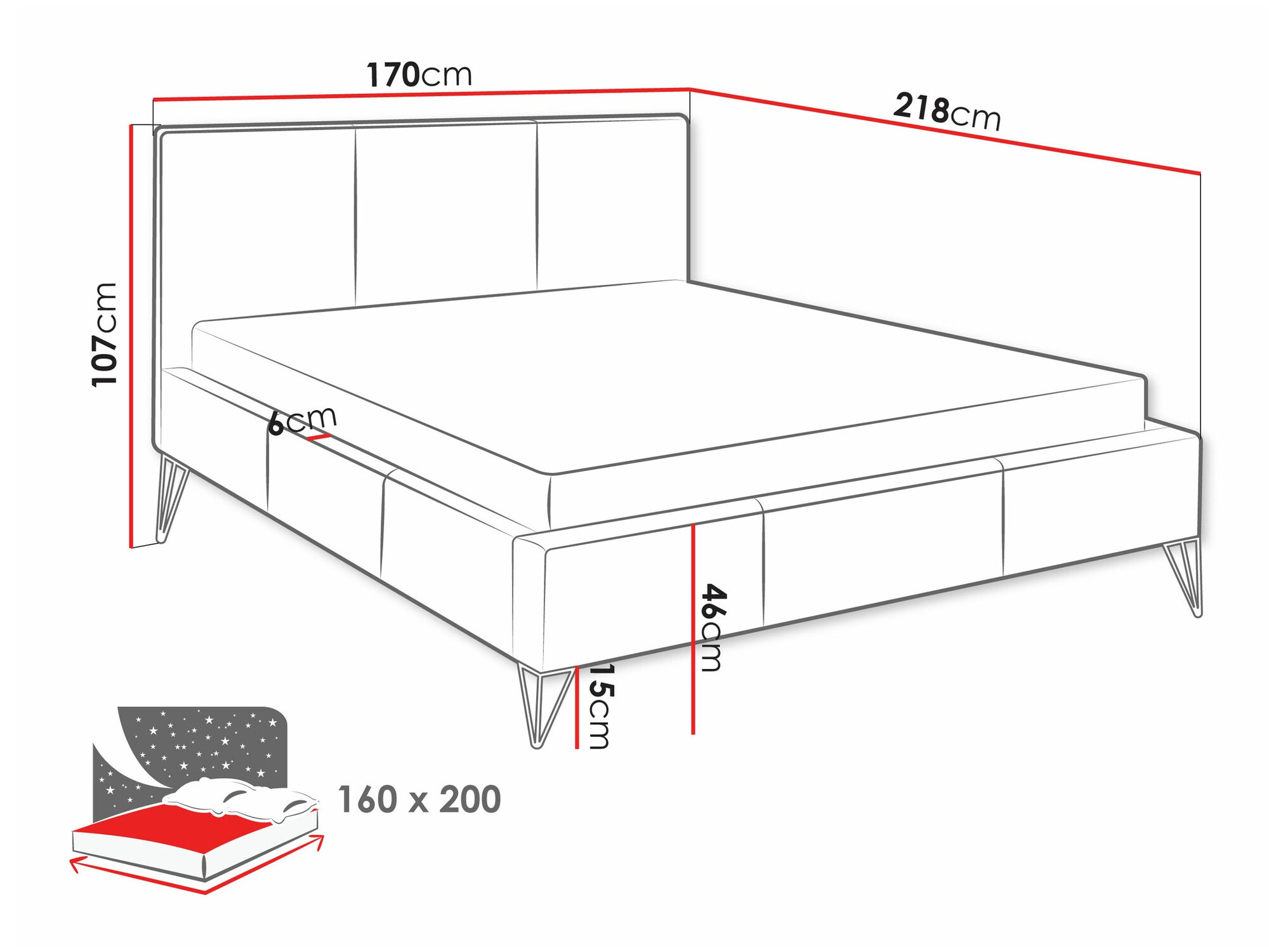 Cama Clovis 118 (Ruben 2102)