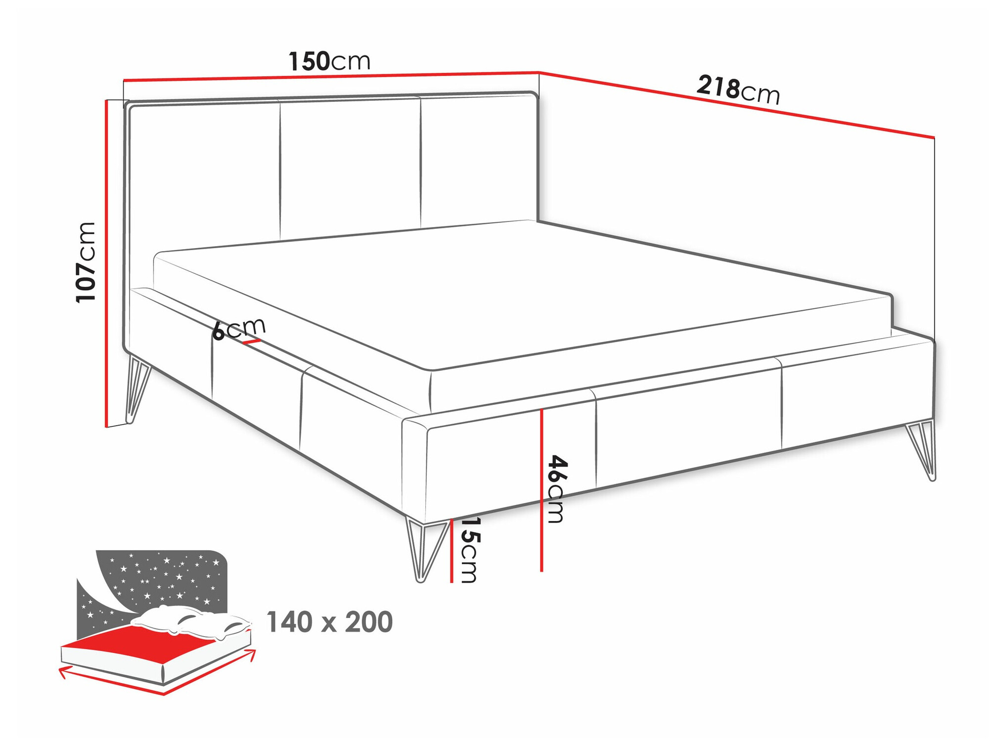 Cama Clovis 118 (Ruben 2115)