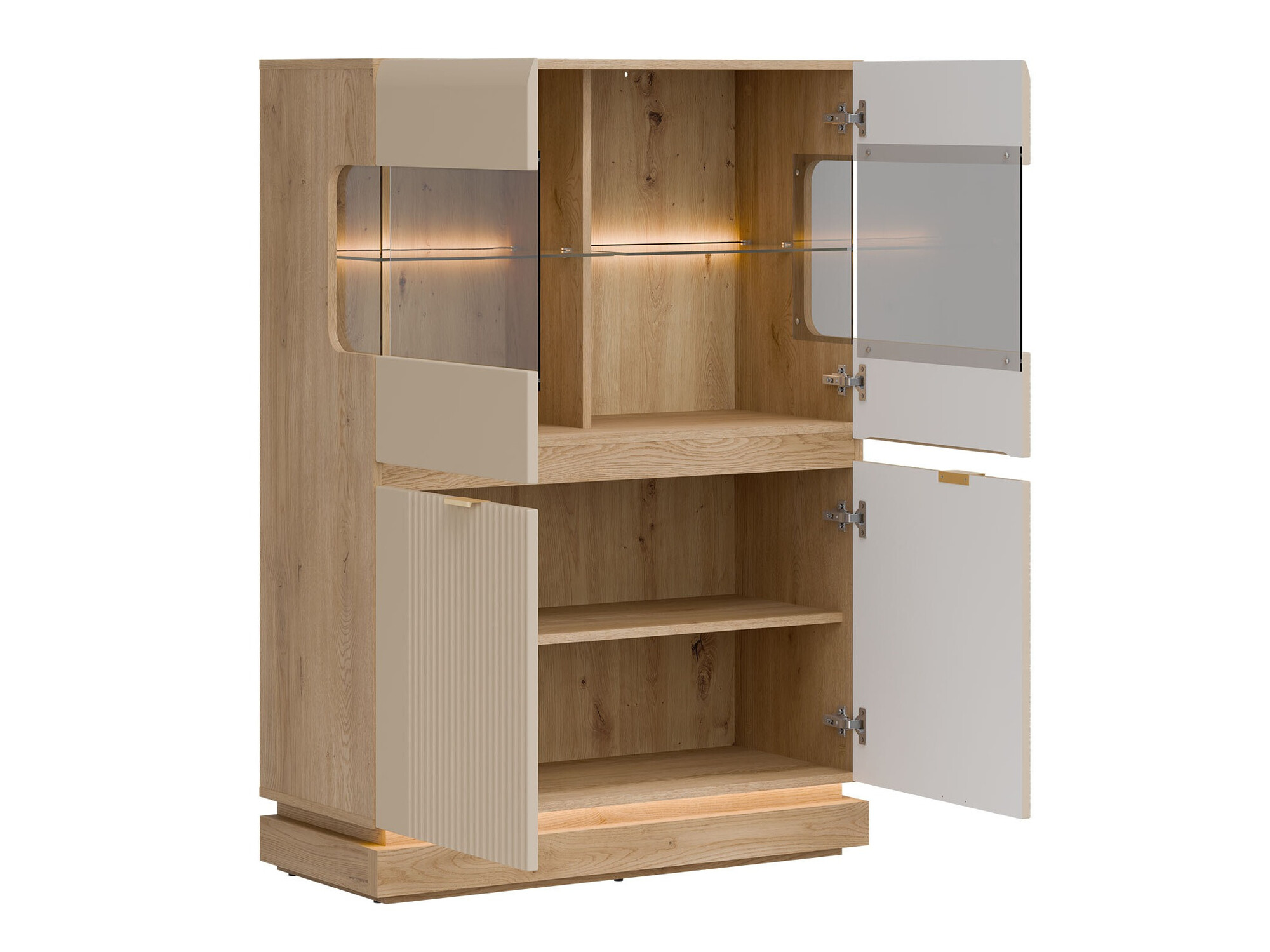 Conjunto de salón Teselbu 116 (Cachemira + Roble)