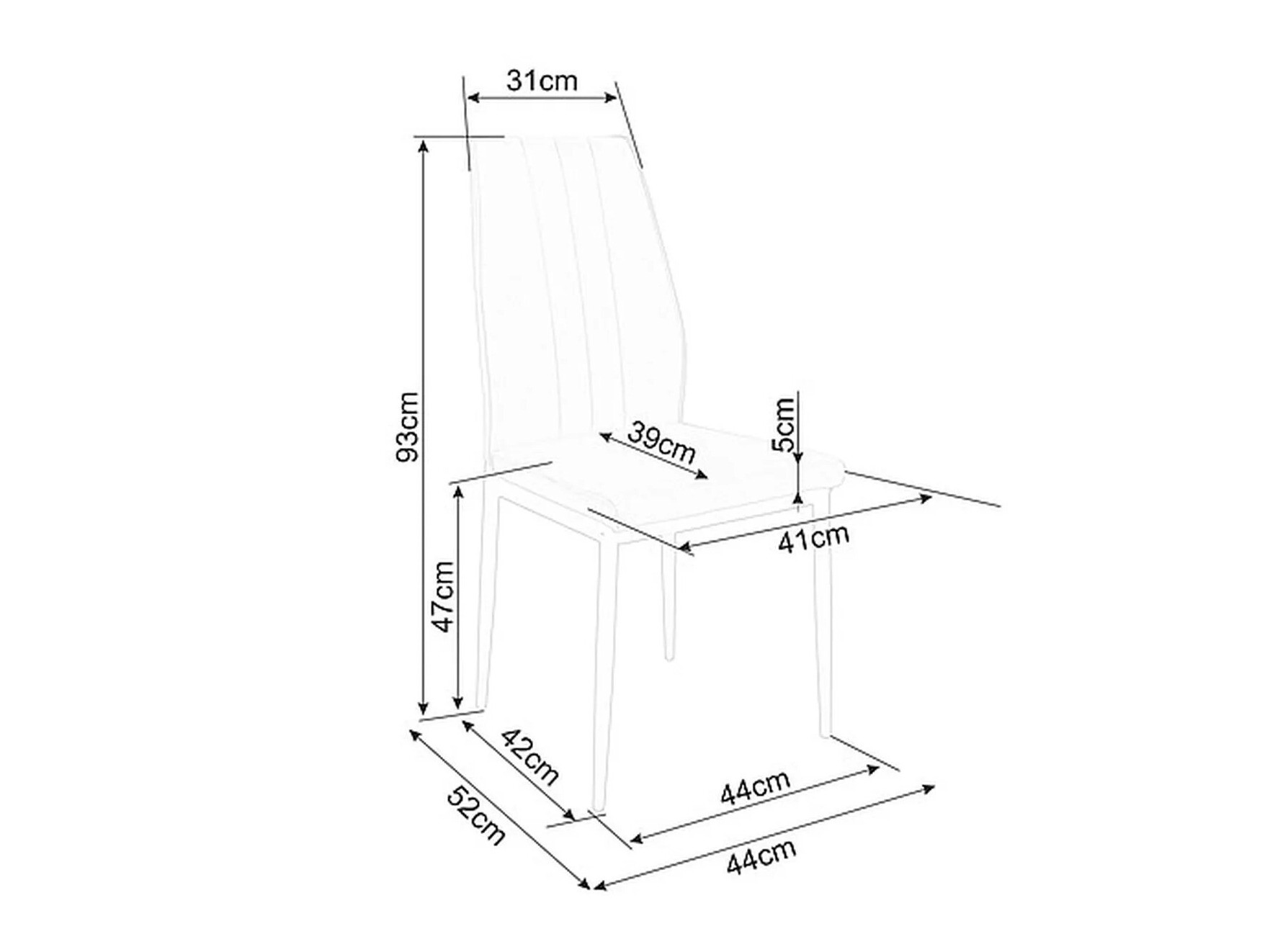 Silla Detroit 738 (Beige)