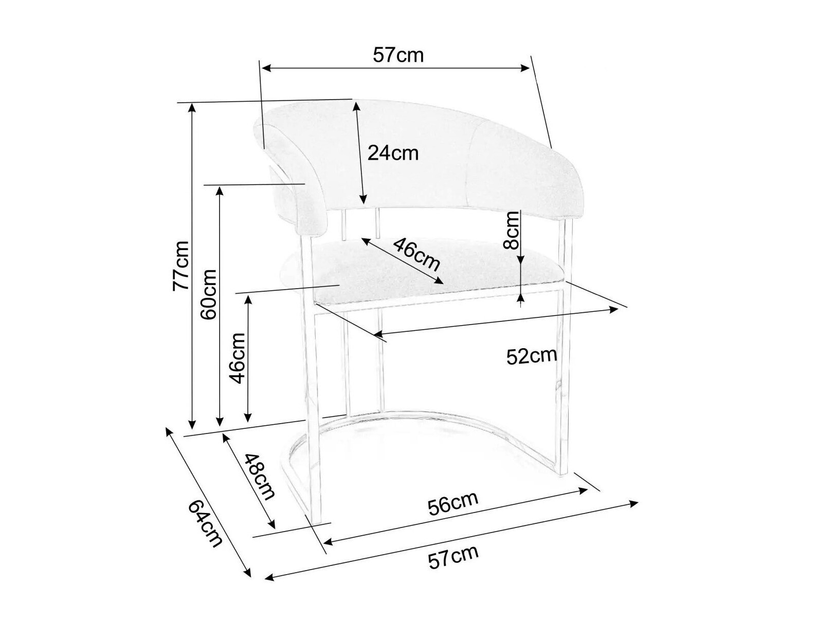 Silla Detroit 740 (Beige)