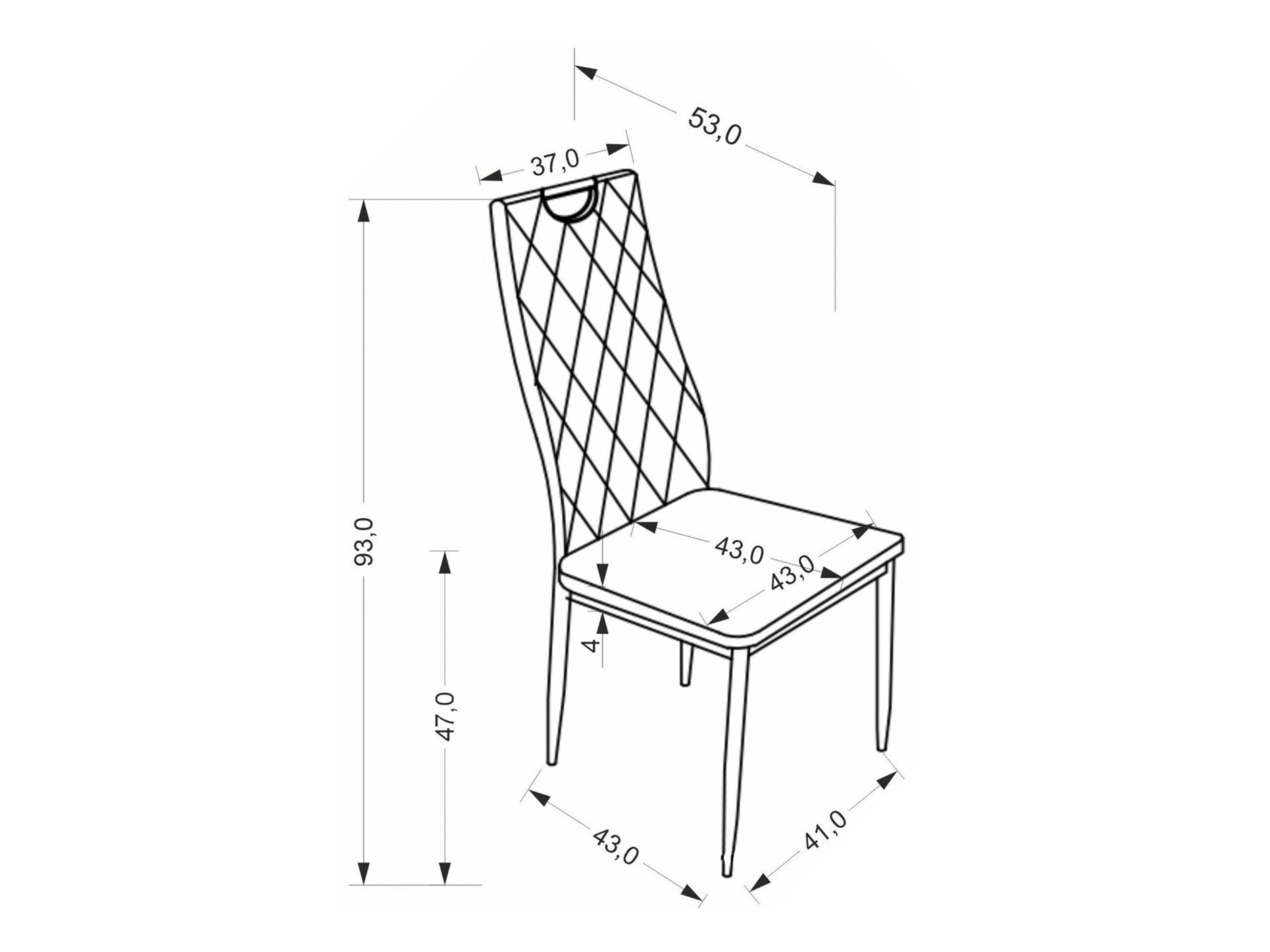 Silla Houston 1952 (Negro)
