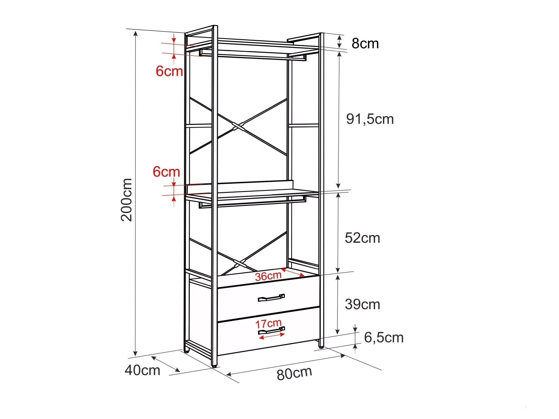 Perchero Detroit 239