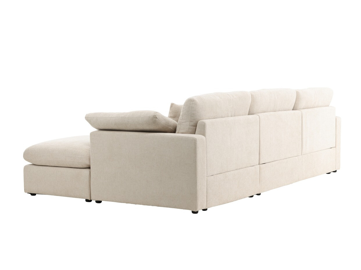 Sofá rinconero Dallas 4813 (Beige)