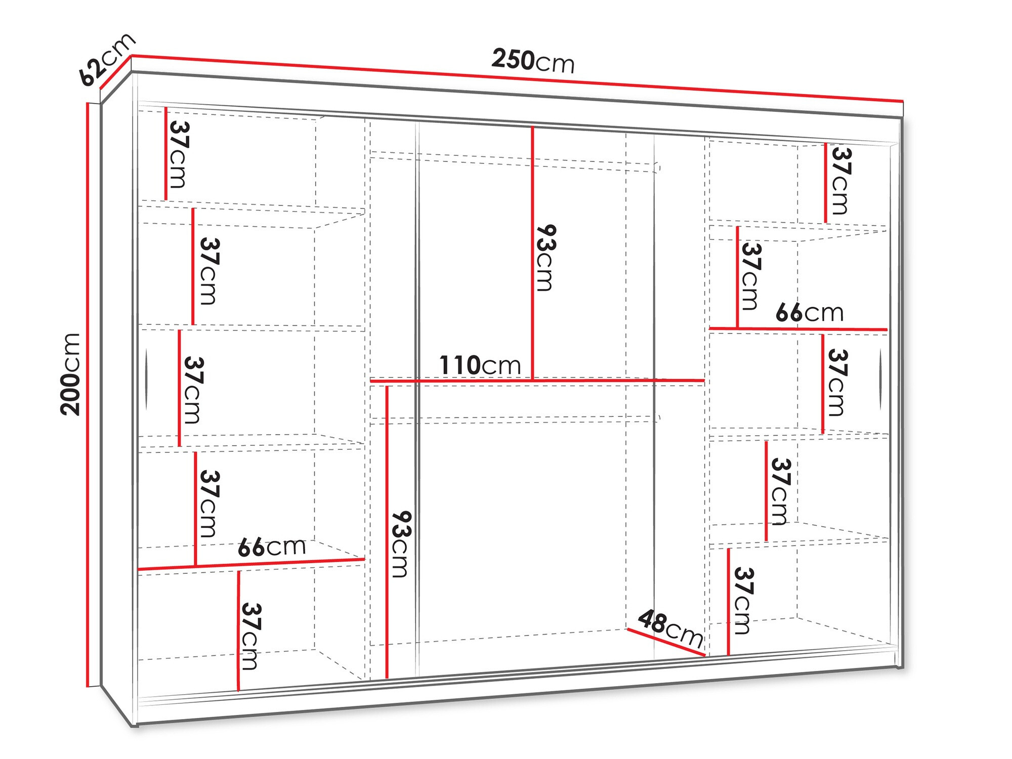 Armario Hartford 497 (Roble Artisan)