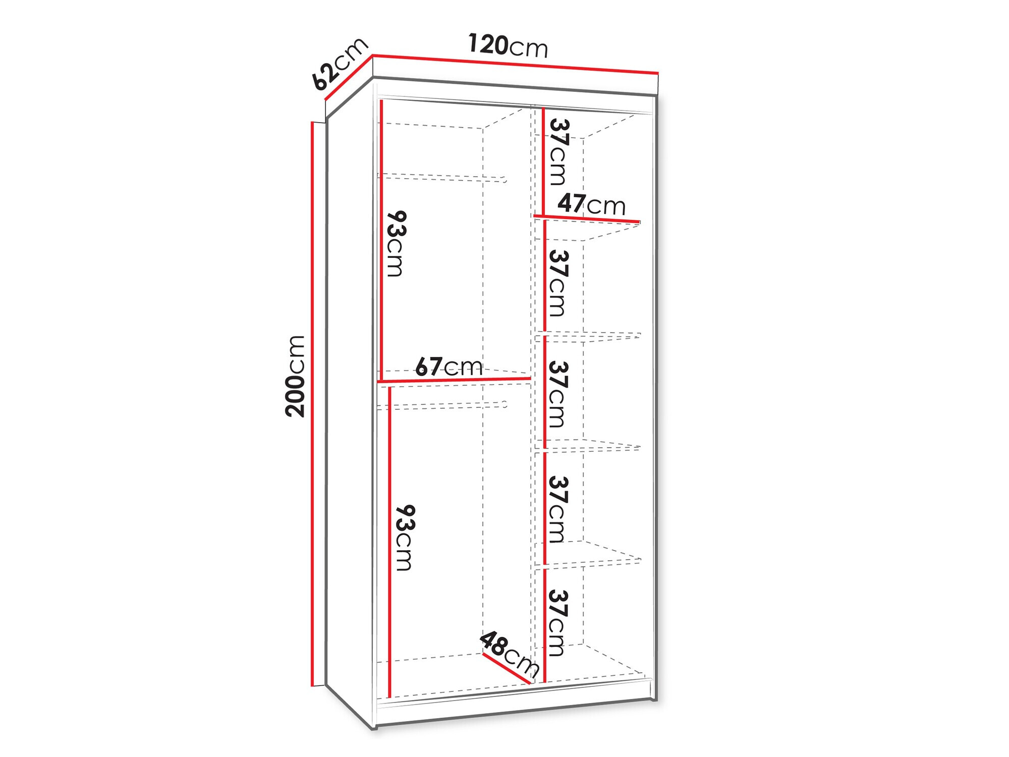 Armario Hartford 504 (Blanco)