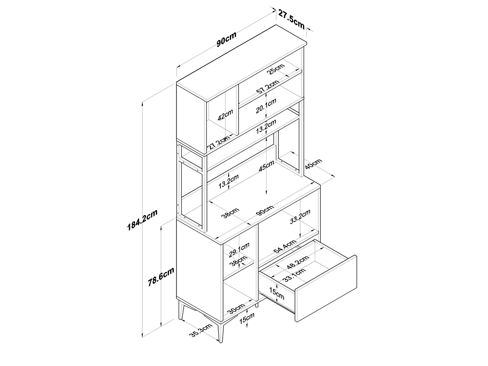 Mueble multifuncional Kailua 2486